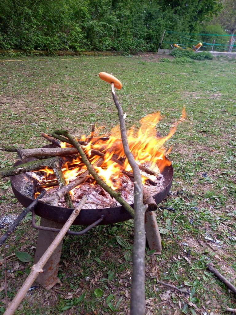 Feuerschale beim Reiterhof
